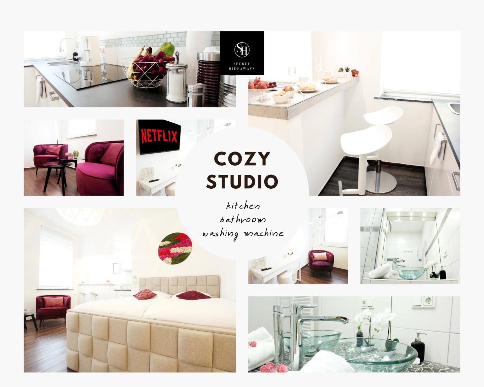 Secret Hideaways Cozystudio Superior Apartments Mit Wifi L 450M Bis Uni L Messe L Flughafen L Zoo Duisburg Dış mekan fotoğraf